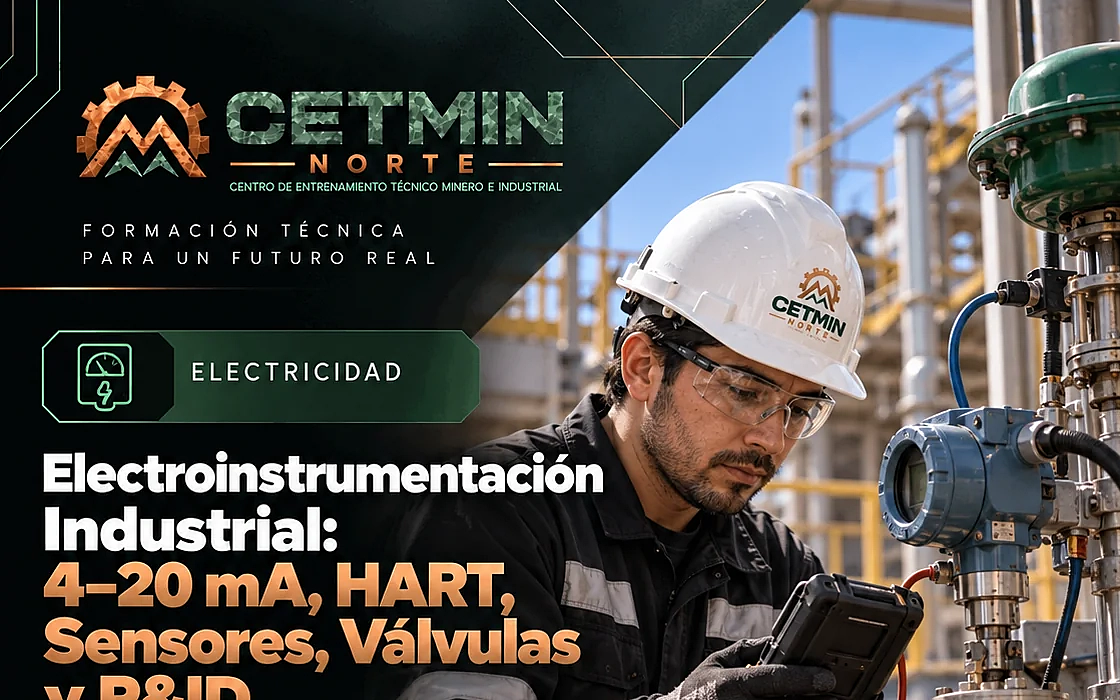 Electroinstrumentación Industrial: 4–20 mA, HART, Sensores, Válvulas y P&ID
