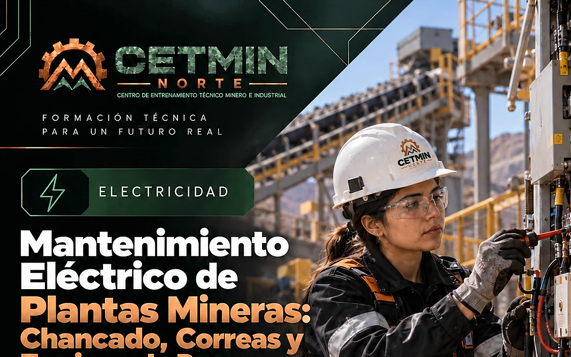 Mantenimiento Eléctrico de Plantas Mineras: Chancado, Correas y Equipos de Proceso