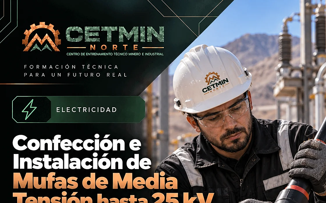 Confección e Instalación de Mufas de Media Tensión hasta 25 kV