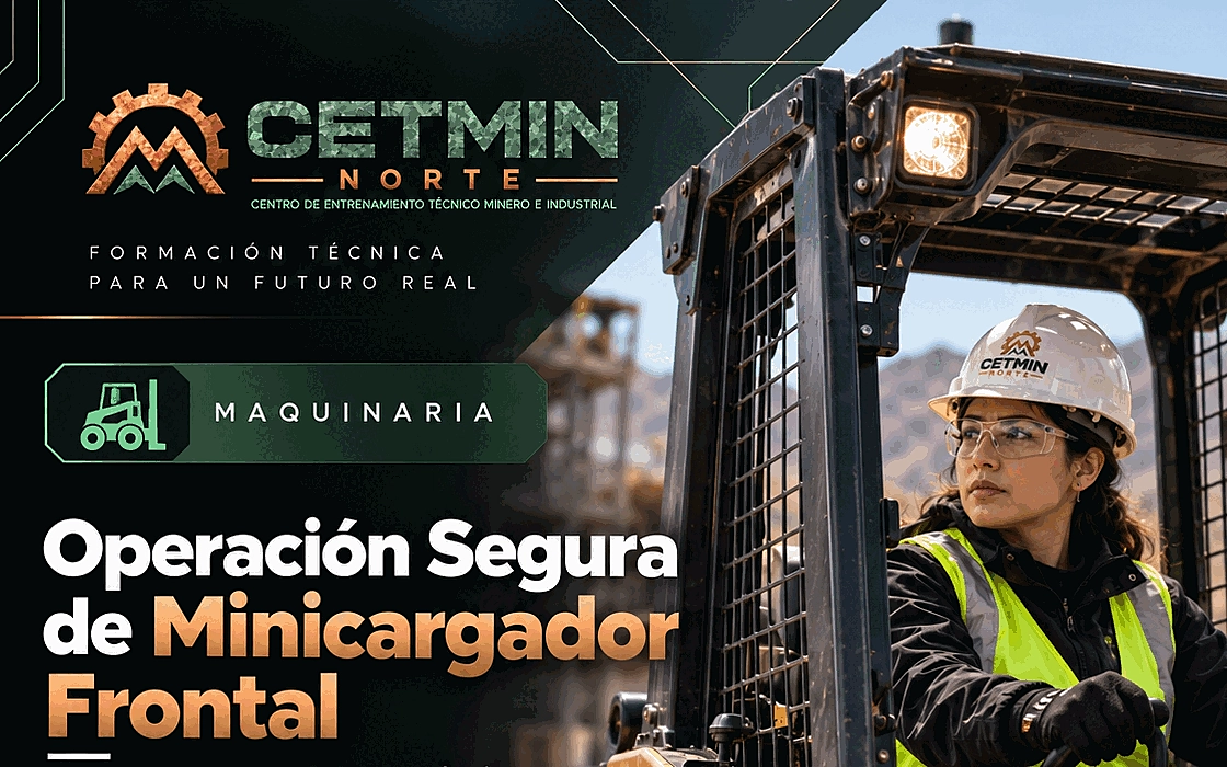 Operación Segura de Minicargador Frontal