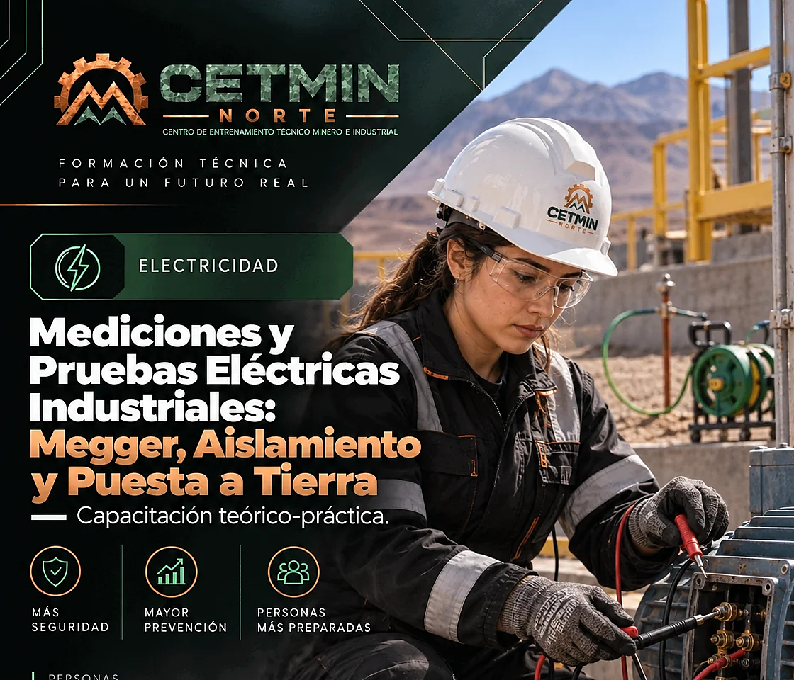Mediciones y Pruebas Eléctricas Industriales: Megger, Aislamiento y Puesta a Tierra