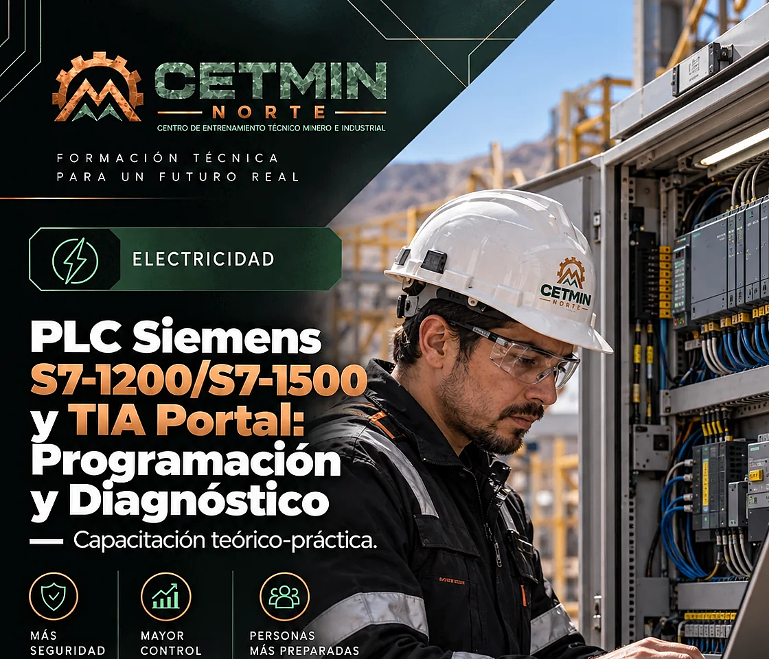 PLC Siemens S7-1200/S7-1500 y TIA Portal: Programación y Diagnóstico