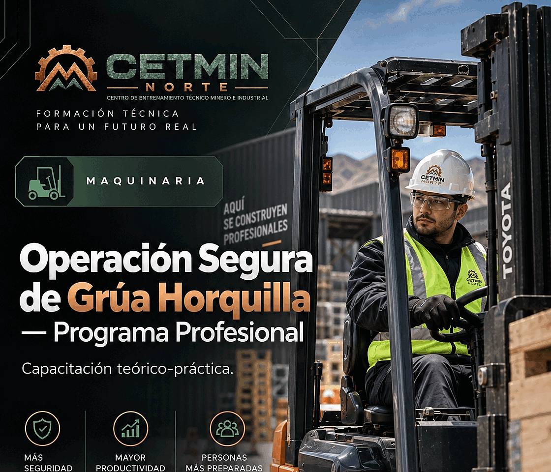 Operación Segura de Grúa Horquilla — Programa Profesional
